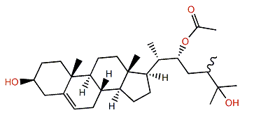 (22R,24xi)-22-Acetoxy 24-methylcholest-5-en-3b,25-diol